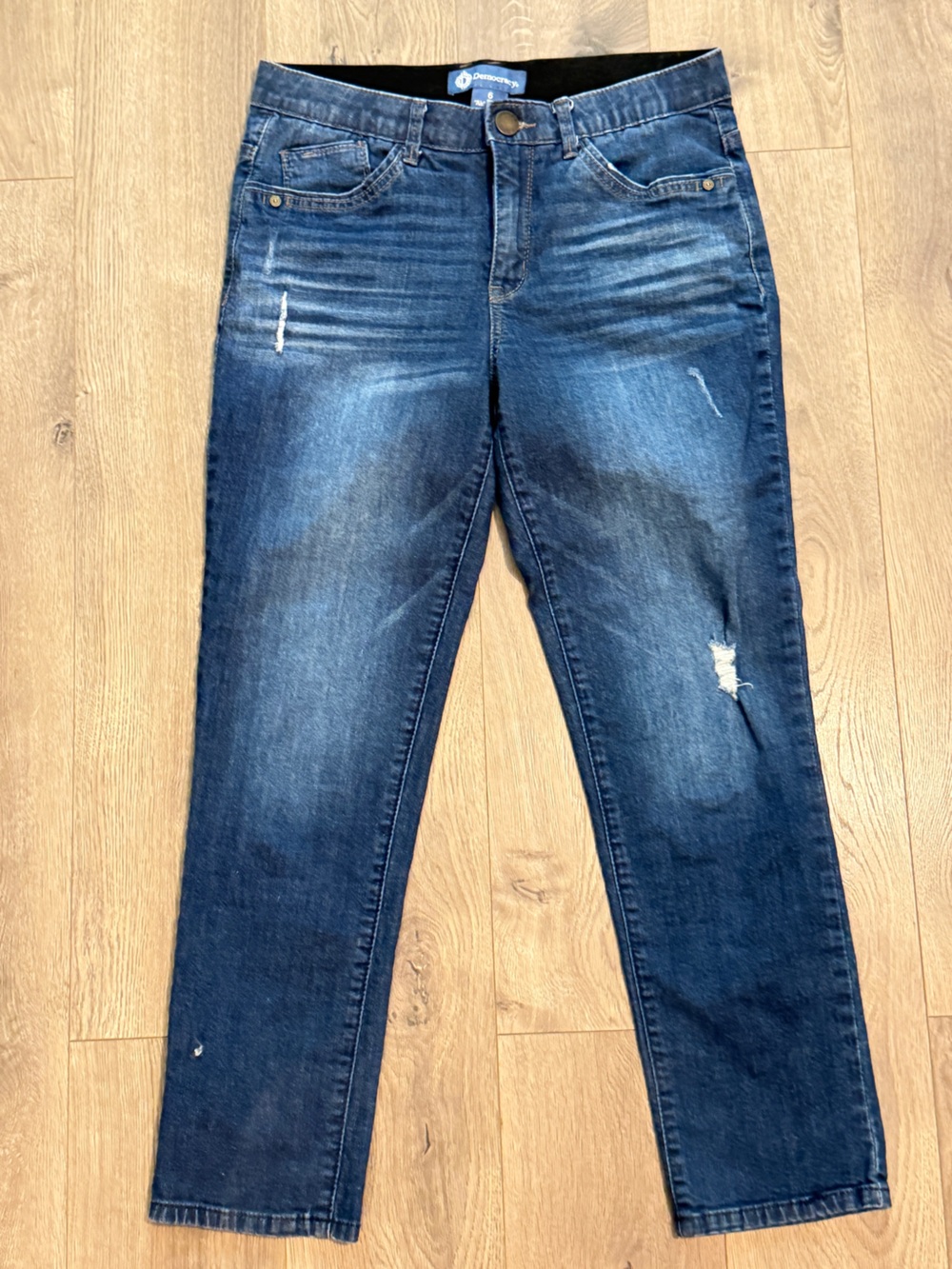 Democracy “Ab Solution” Jeans – Size 6 – Dark Wash Denim